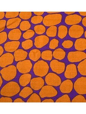 Orange & Purple Polka Dot 1/2 yard x 42" Cotton Fabric Westminster Fibers Jumble